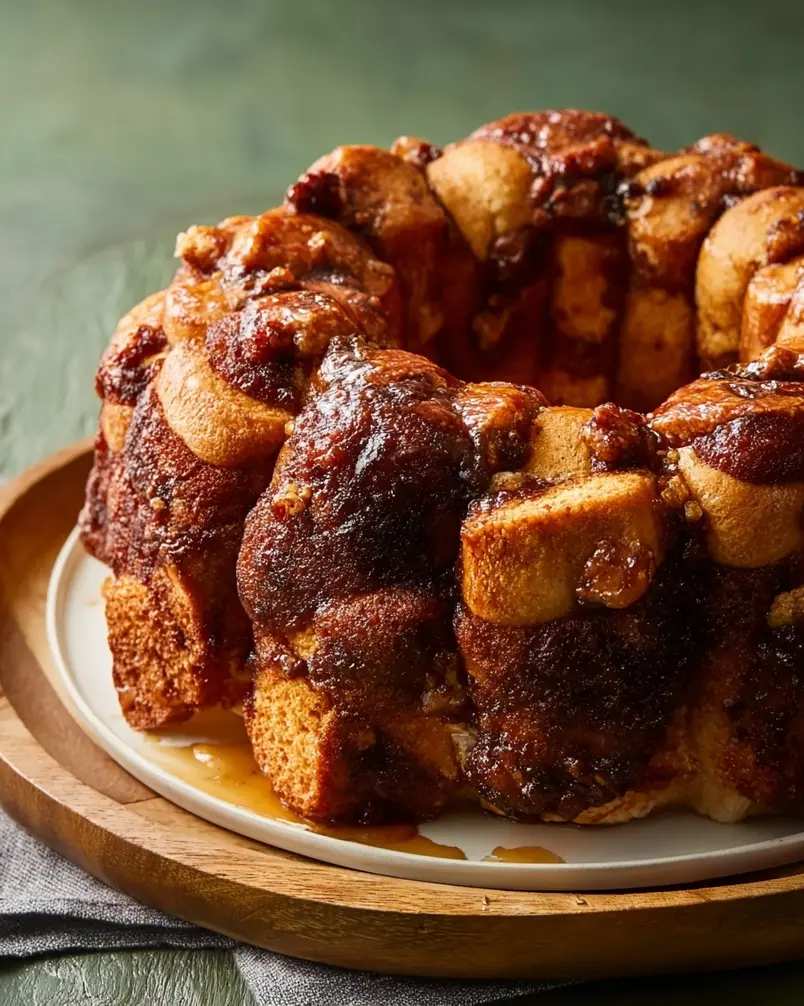 Best Monkey Bread 2 Close-up of monkey bread dough balls being rolled in cinnamon sugar