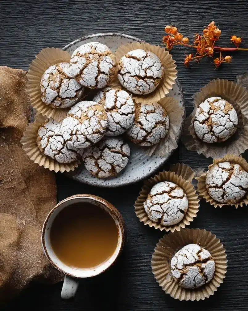 Dirty Chai Earthquake Cookies 3 Dirty Chai Earthquake Cookies baking on a sheet pan