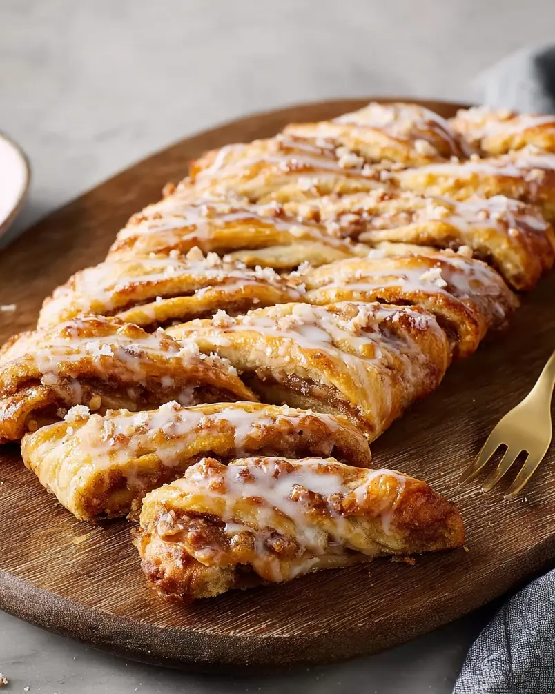 Danish Kringle 3 Danish Kringle baking in the oven