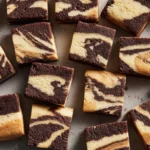 Spiced Chocolate Marble Shortbread 6 Spiced Chocolate Marble Shortbread