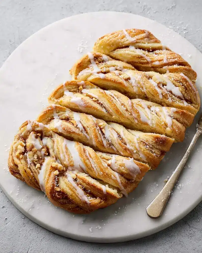 Danish Kringle 2 Danish Kringle dough being folded and shaped