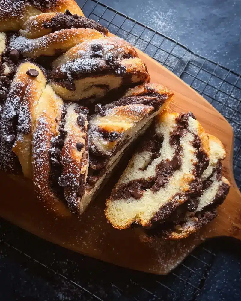 Chocolate Babka 2 Preparing the chocolate babka dough and filling