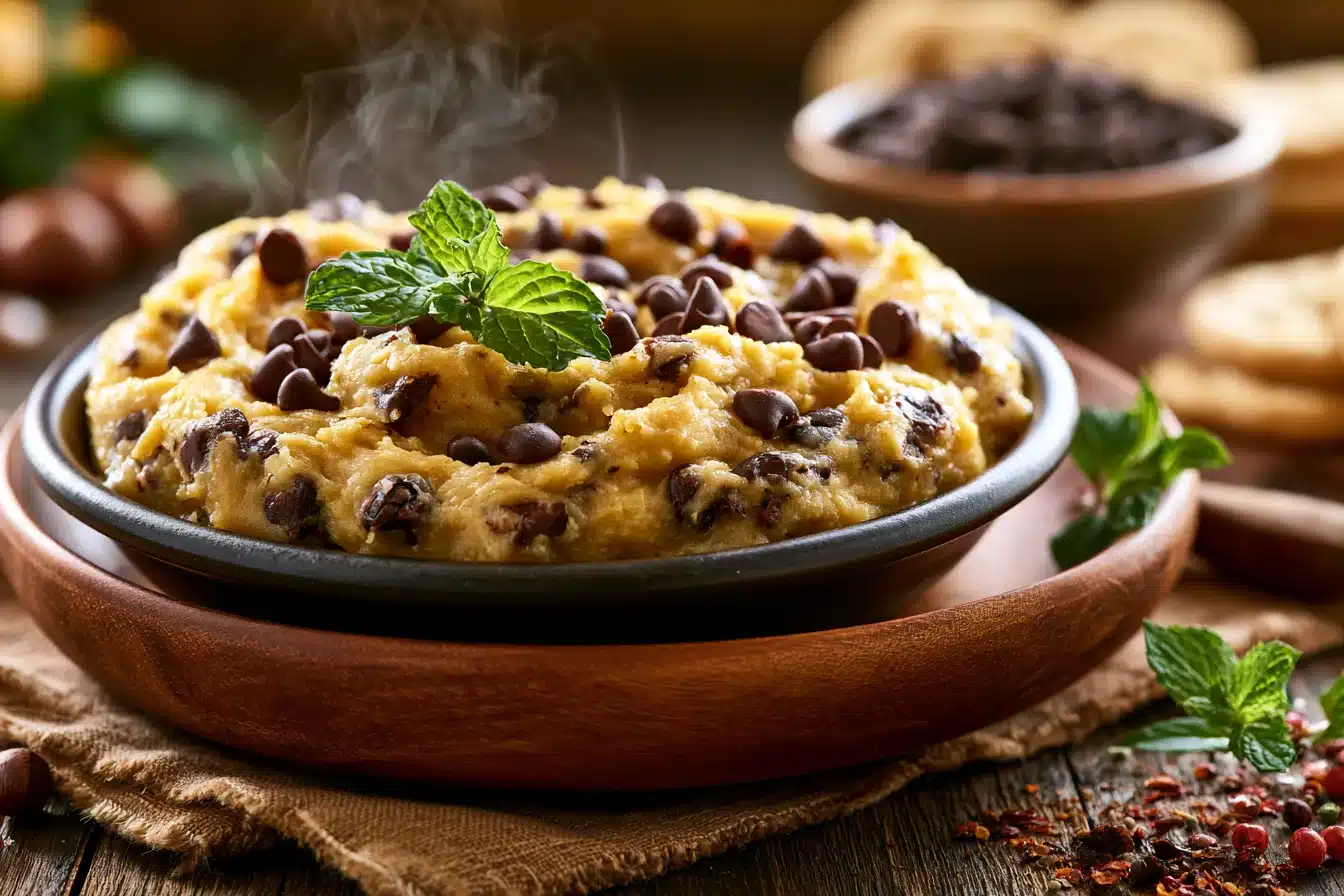 Chocolate Chip Cookie Dough Dip 3 Chocolate Chip Cookie Dough Dip