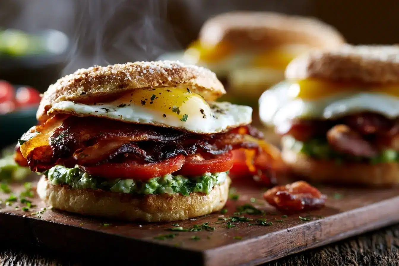 Gourmet Homemade Breakfast Sandwiches 2 Gourmet Homemade Breakfast Sandwiches
