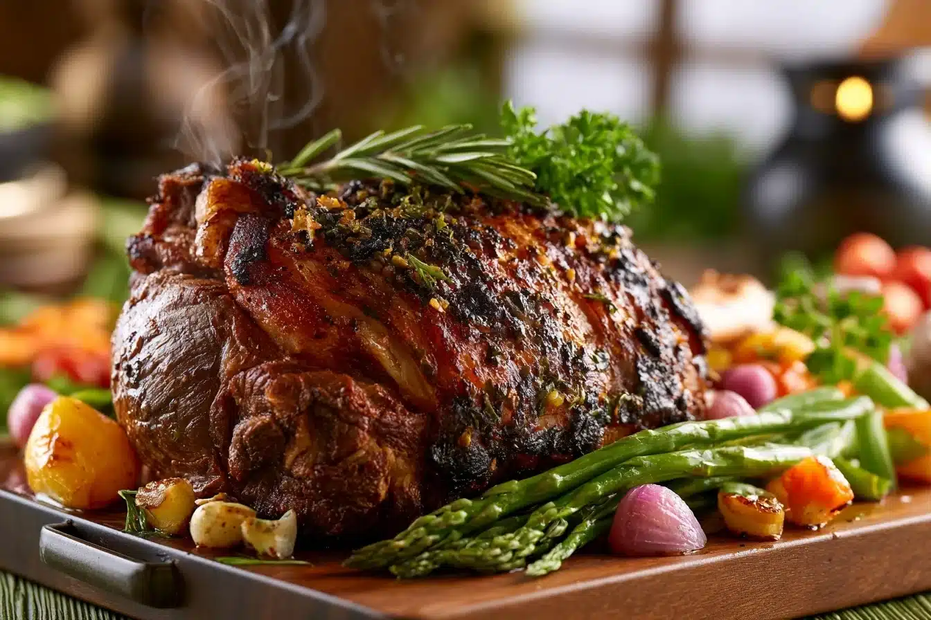 Slow-Roasted Boneless Leg of Lamb 3 Slow-Roasted Boneless Leg of Lamb