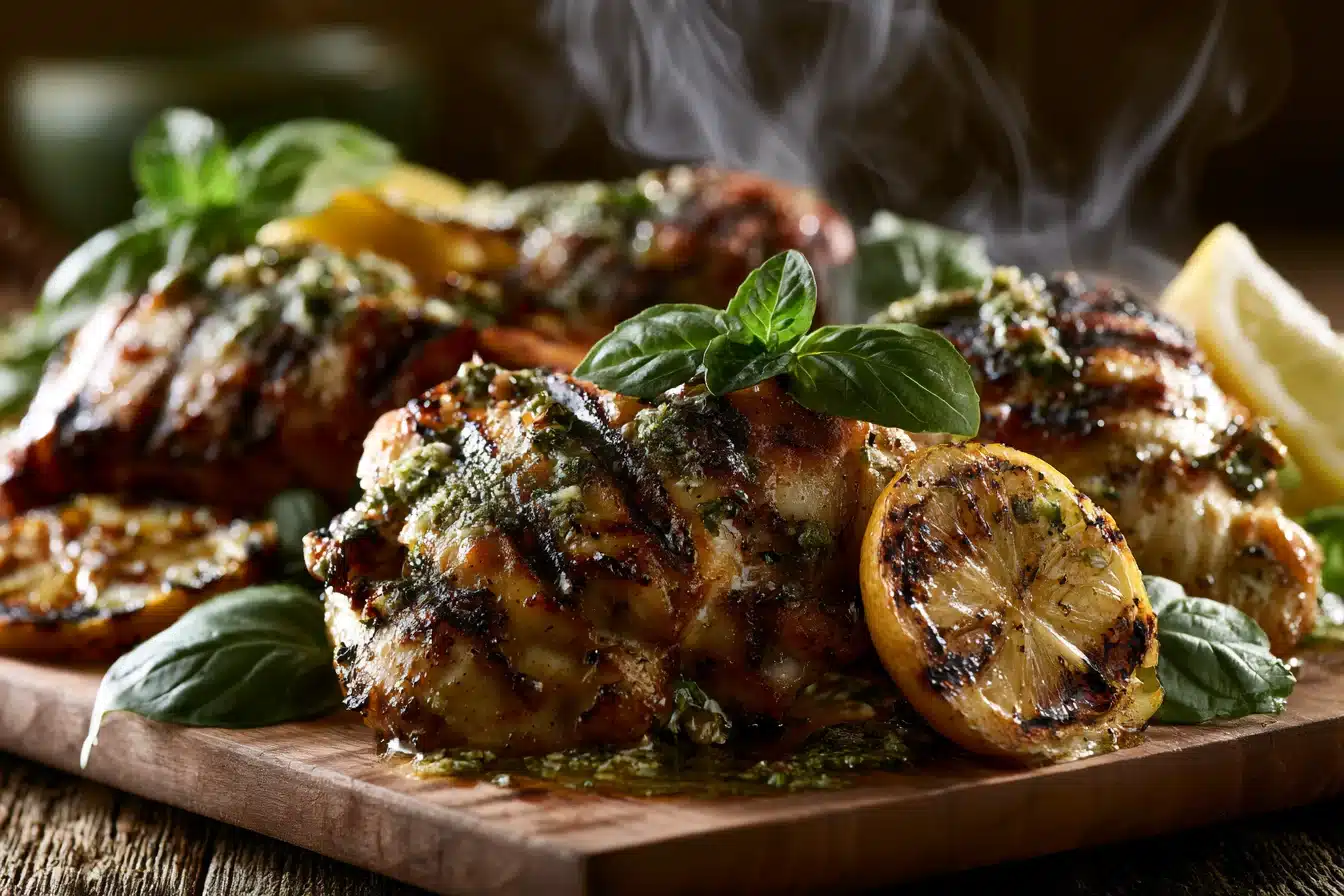 Lemon Basil Grilled Chicken 2 Lemon Basil Grilled Chicken