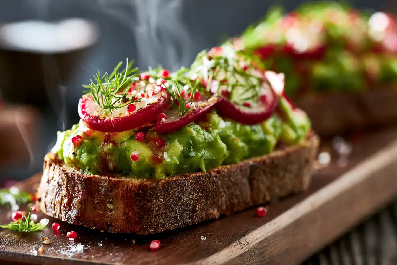 Avocado Toast with Radish and Dill 2 Avocado Toast with Radish and Dill