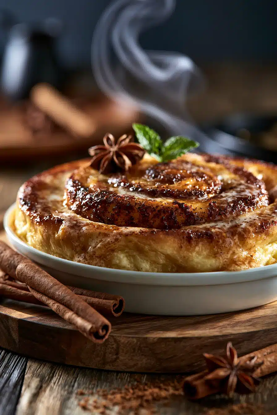 Cinnamon Roll Pancake Bake 3 Cinnamon Roll Pancake Bake