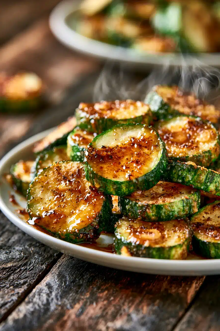 Crispy Baked Garlic Parmesan Zucchini 3 Crispy Baked Garlic Parmesan Zucchini