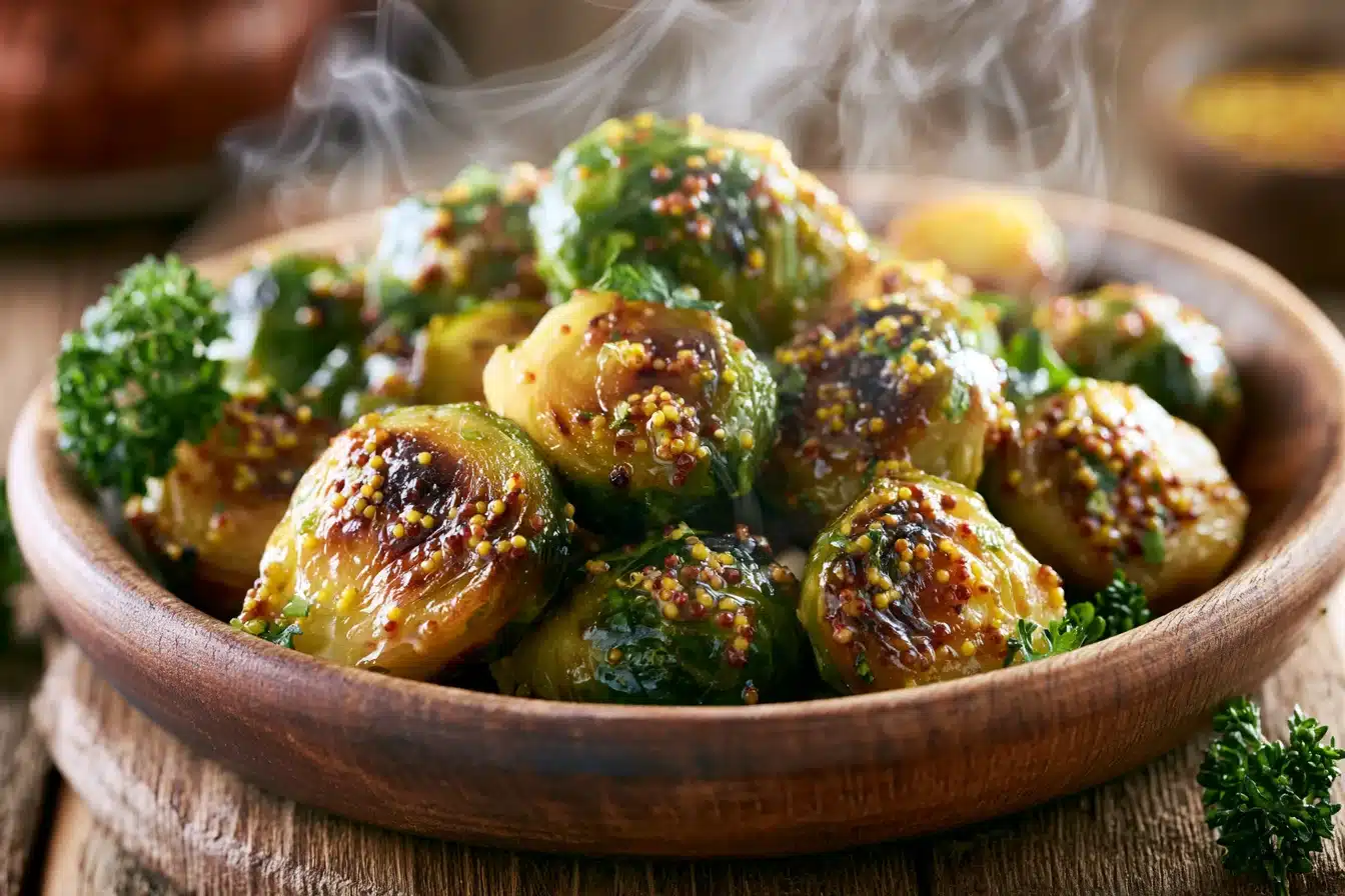 Honey Mustard Brussels Sprouts 3 Honey Mustard Brussels Sprouts