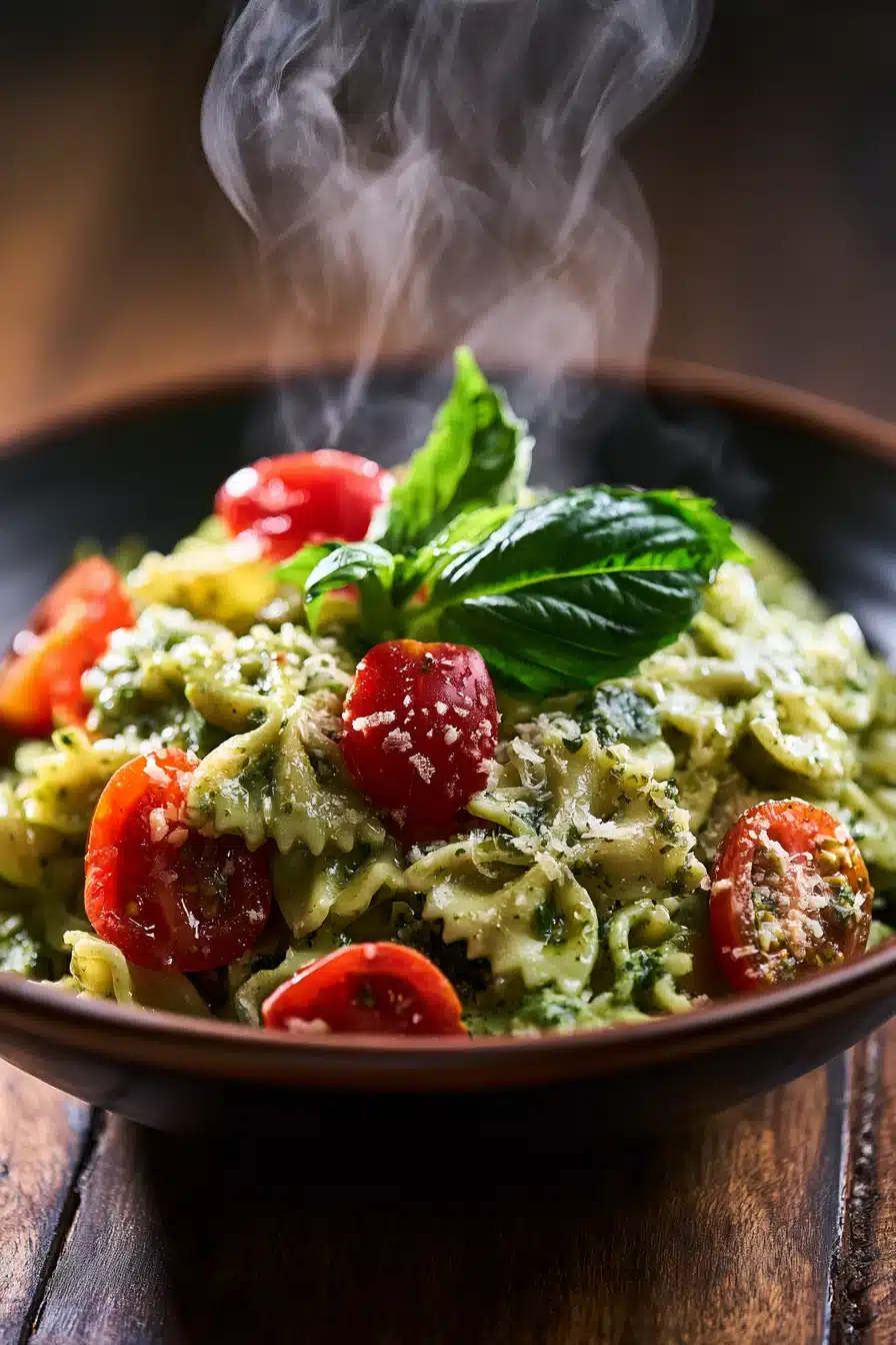 Lemon Basil Pesto Pasta Salad 2 Lemon Basil Pesto Pasta Salad