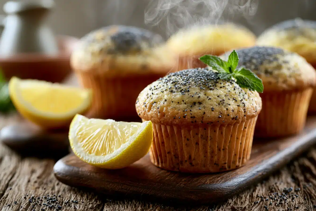 Lemon Poppy Seed Muffins 2 Lemon Poppy Seed Muffins