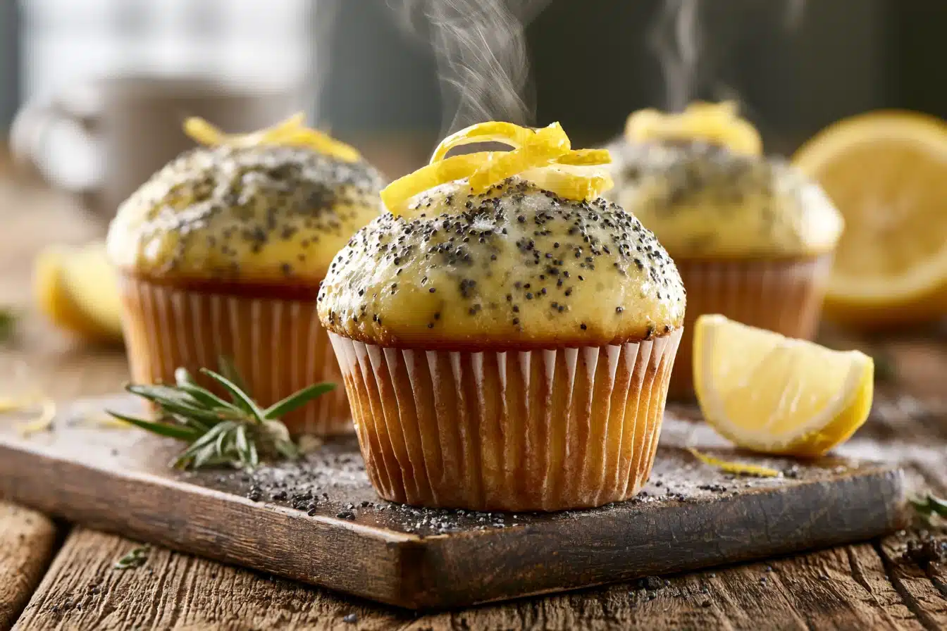 Lemon Poppy Seed Muffins 3 Lemon Poppy Seed Muffins