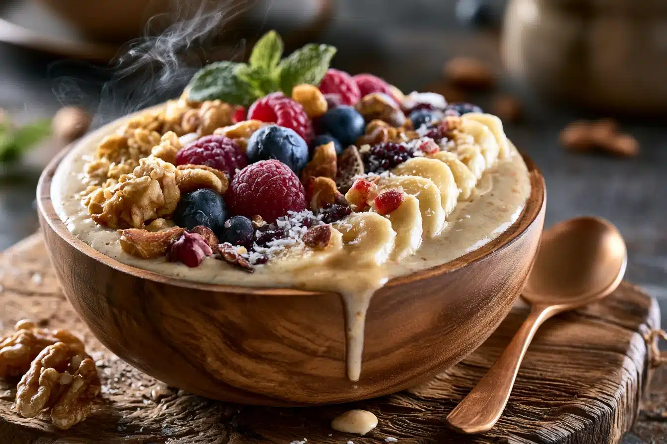 Peanut Butter Banana Smoothie Bowl 3 Peanut Butter Banana Smoothie Bowl