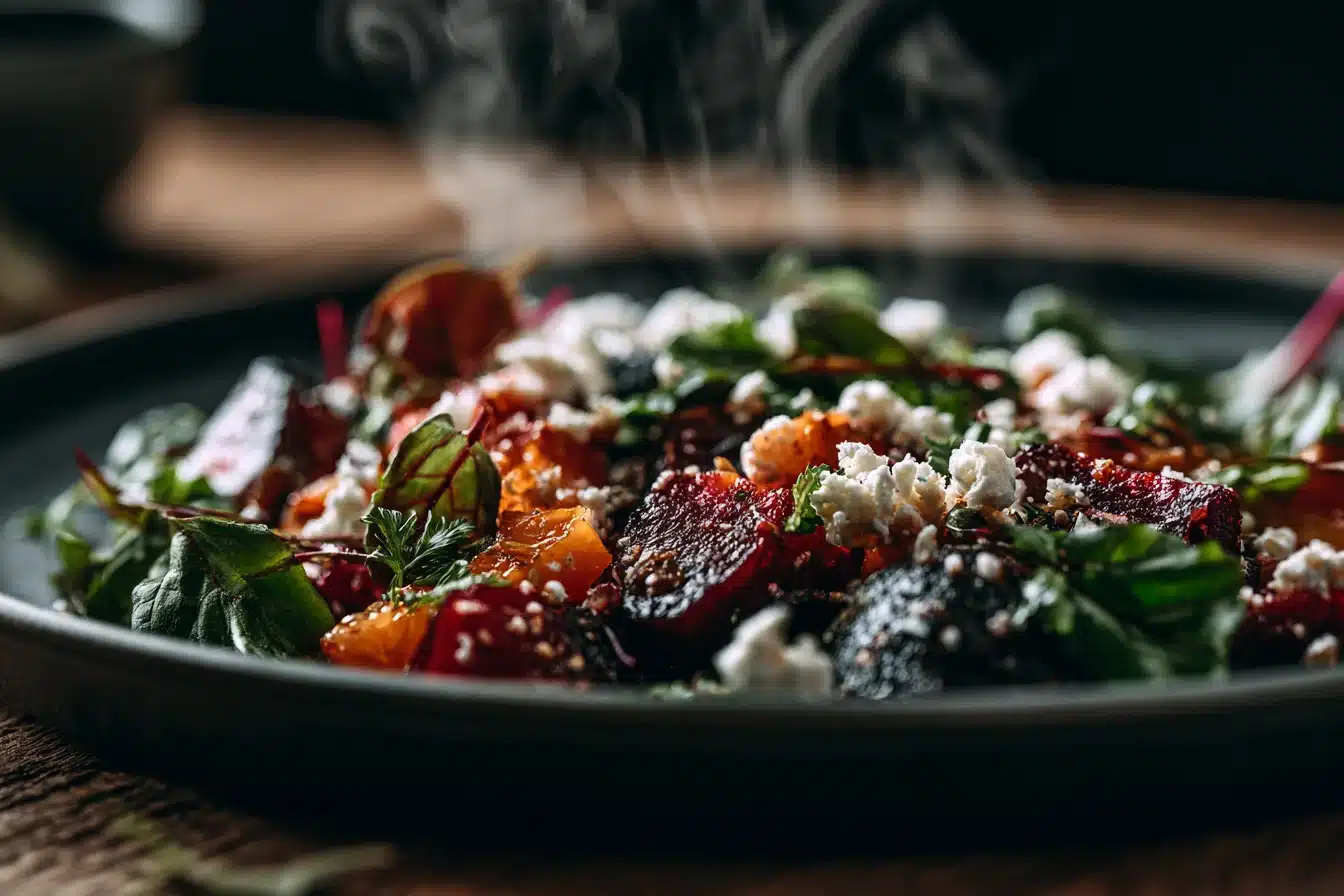Roasted Beet Salad with Feta 3 Roasted Beet Salad with Feta