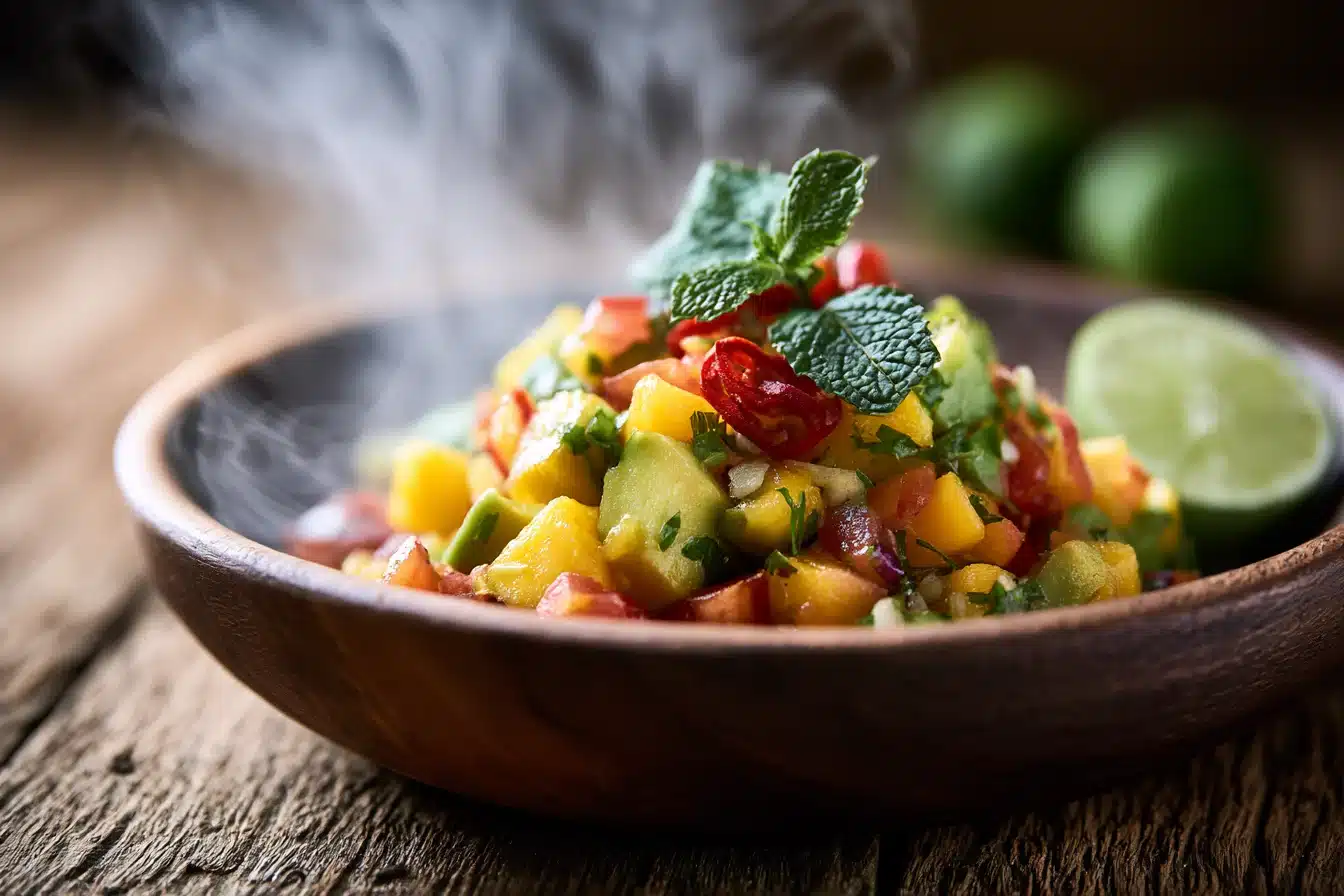 Spicy Mango Avocado Salsa 2 Spicy Mango Avocado Salsa