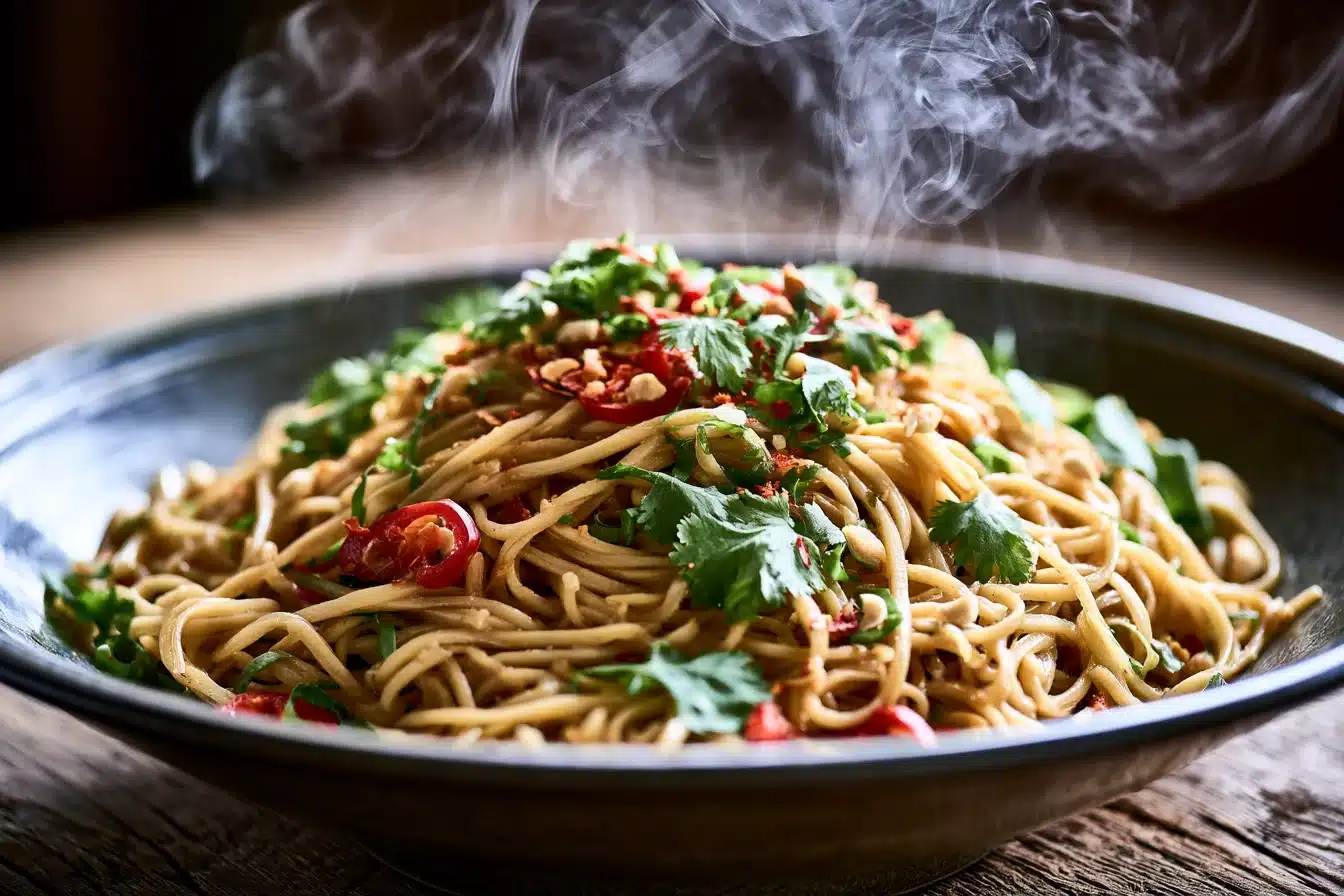 Spicy Thai Peanut Noodles 3 Spicy Thai Peanut Noodles