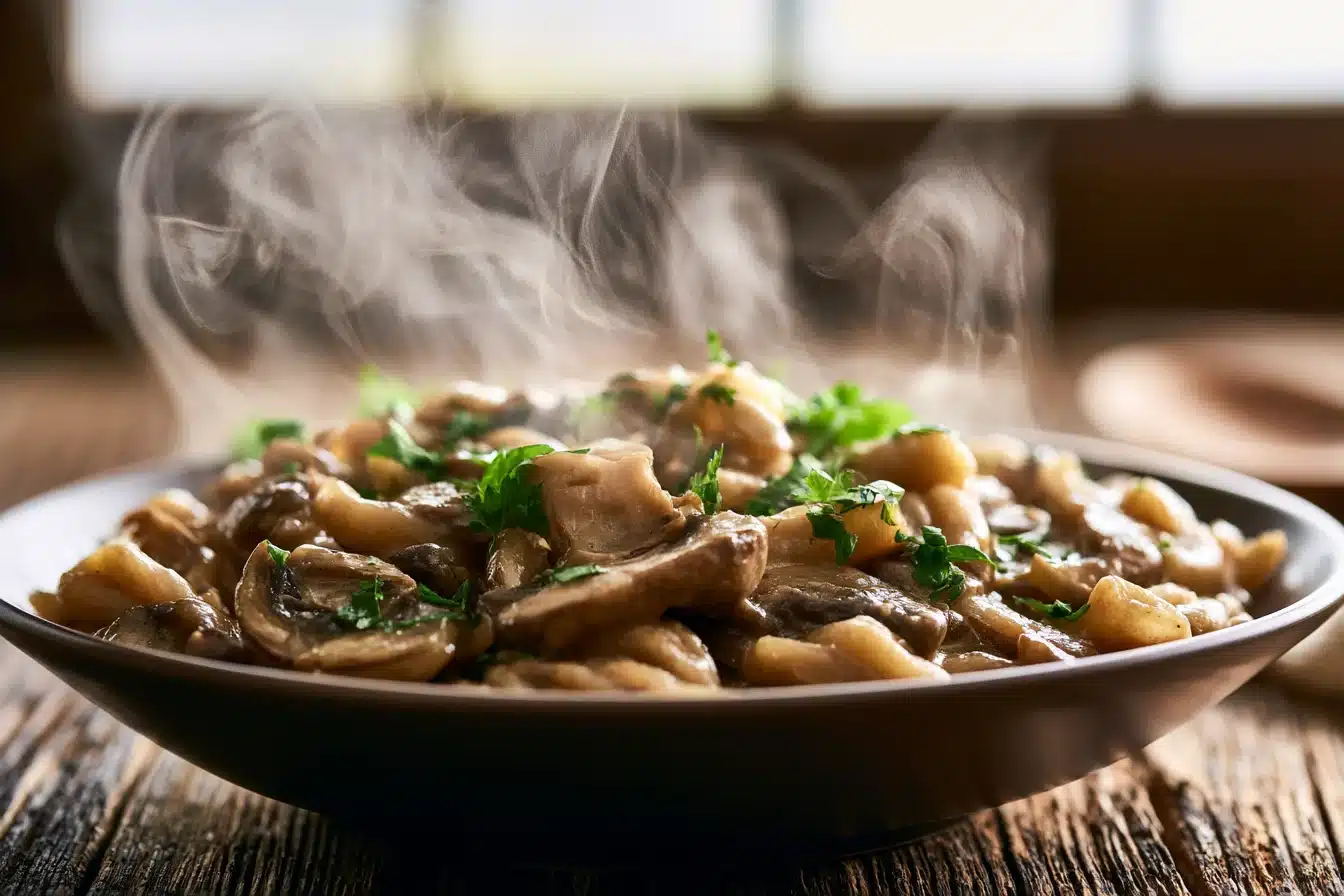 Vegan Mushroom Stroganoff 2 Vegan Mushroom Stroganoff