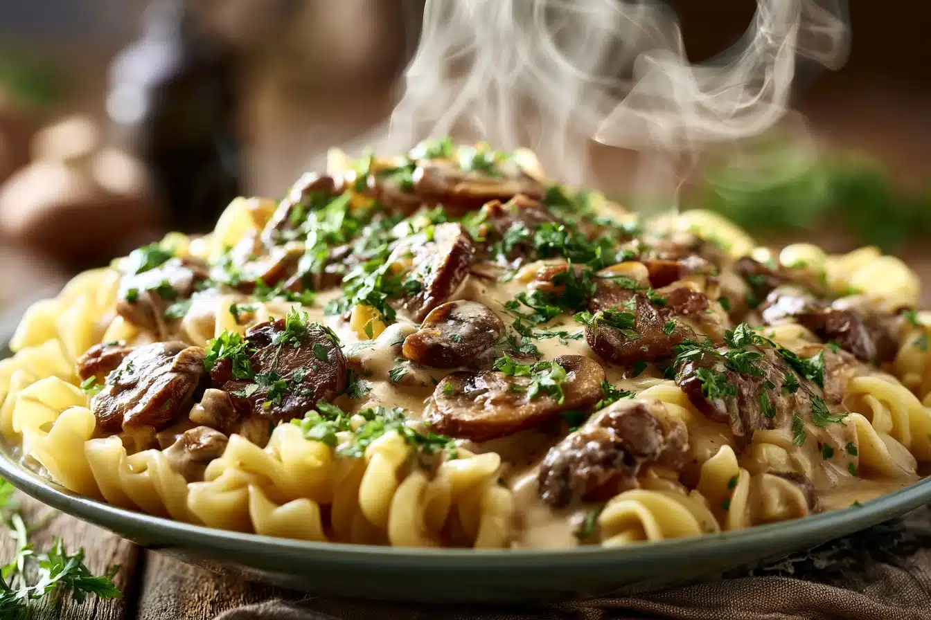 Vegan Mushroom Stroganoff 3 Vegan Mushroom Stroganoff