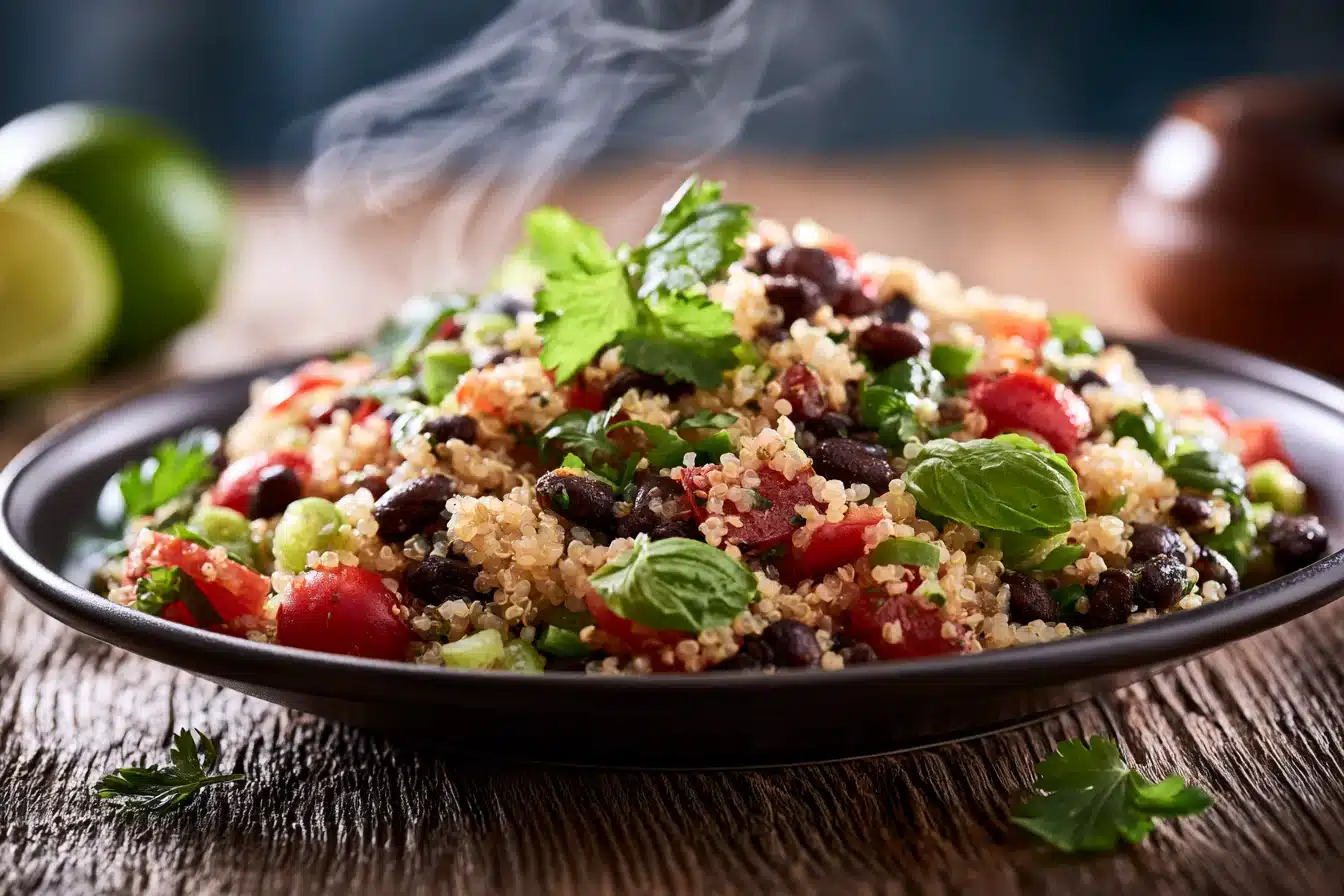 Zesty Quinoa Salad with Black Beans 2 Zesty Quinoa Salad with Black Beans