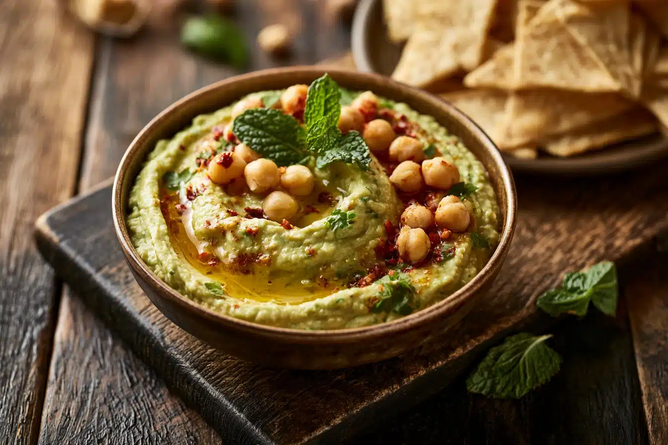 Creamy Avocado Chickpea Dip 3 Creamy Avocado Chickpea Dip