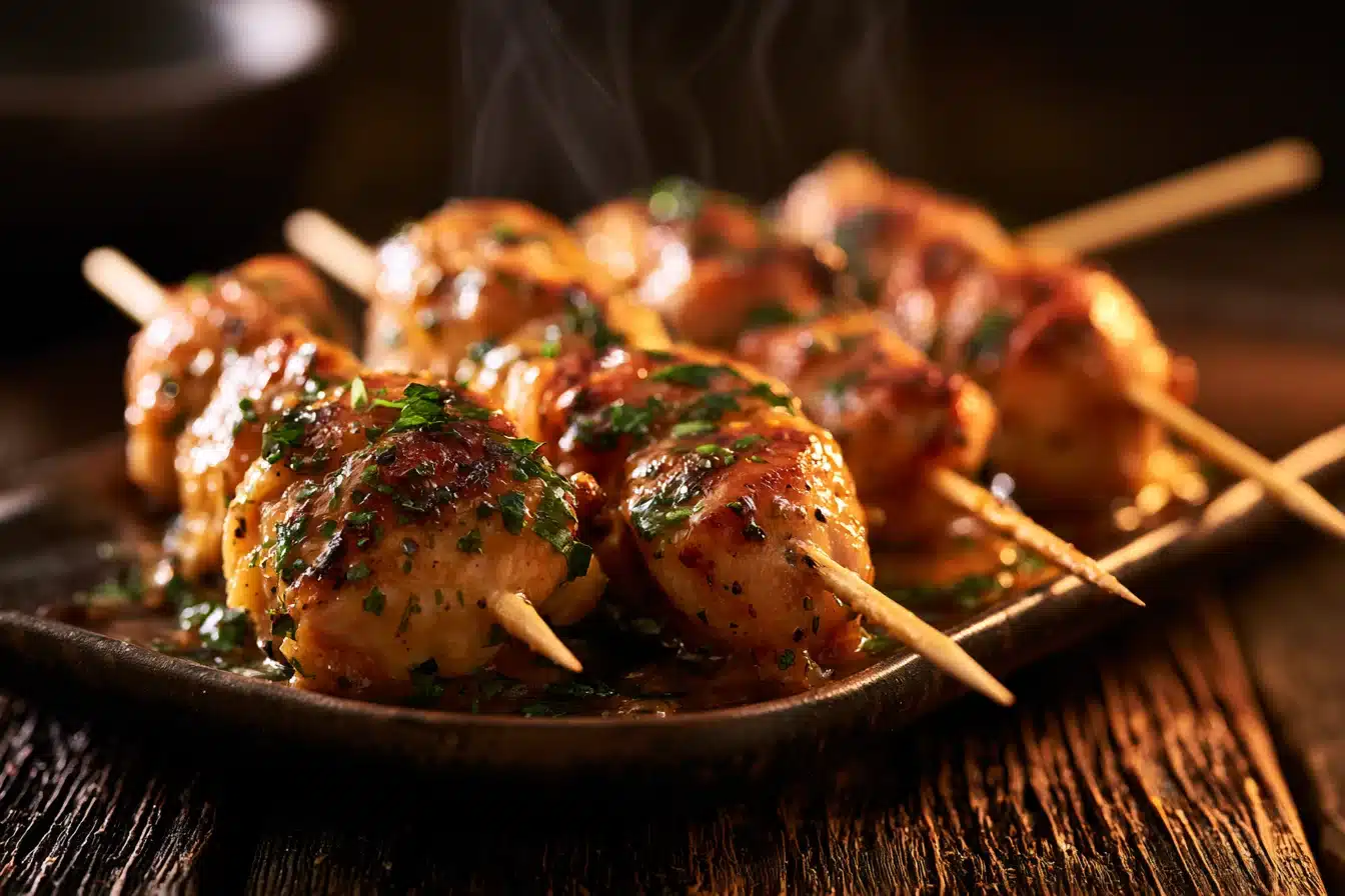 Creamy Lemon Herb Chicken Skewers 2 Creamy Lemon Herb Chicken Skewers