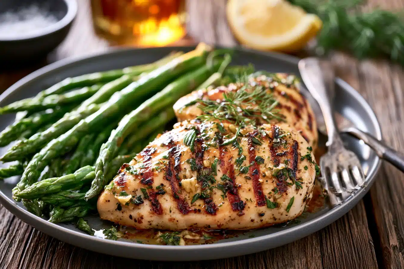 Lemon Herb Grilled Chicken and Asparagus 3 Lemon Herb Grilled Chicken and Asparagus