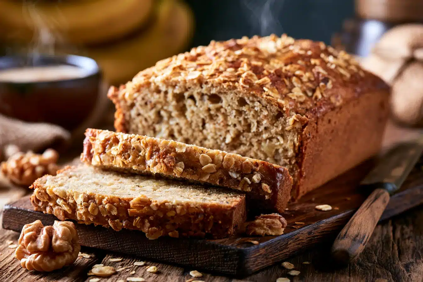 Oatmeal Banana Bread 2 Oatmeal Banana Bread