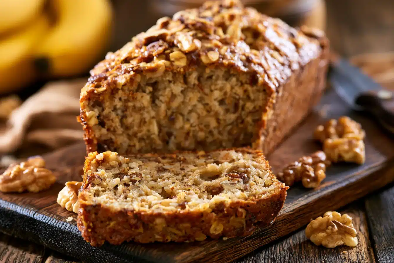 Oatmeal Banana Bread 3 Oatmeal Banana Bread