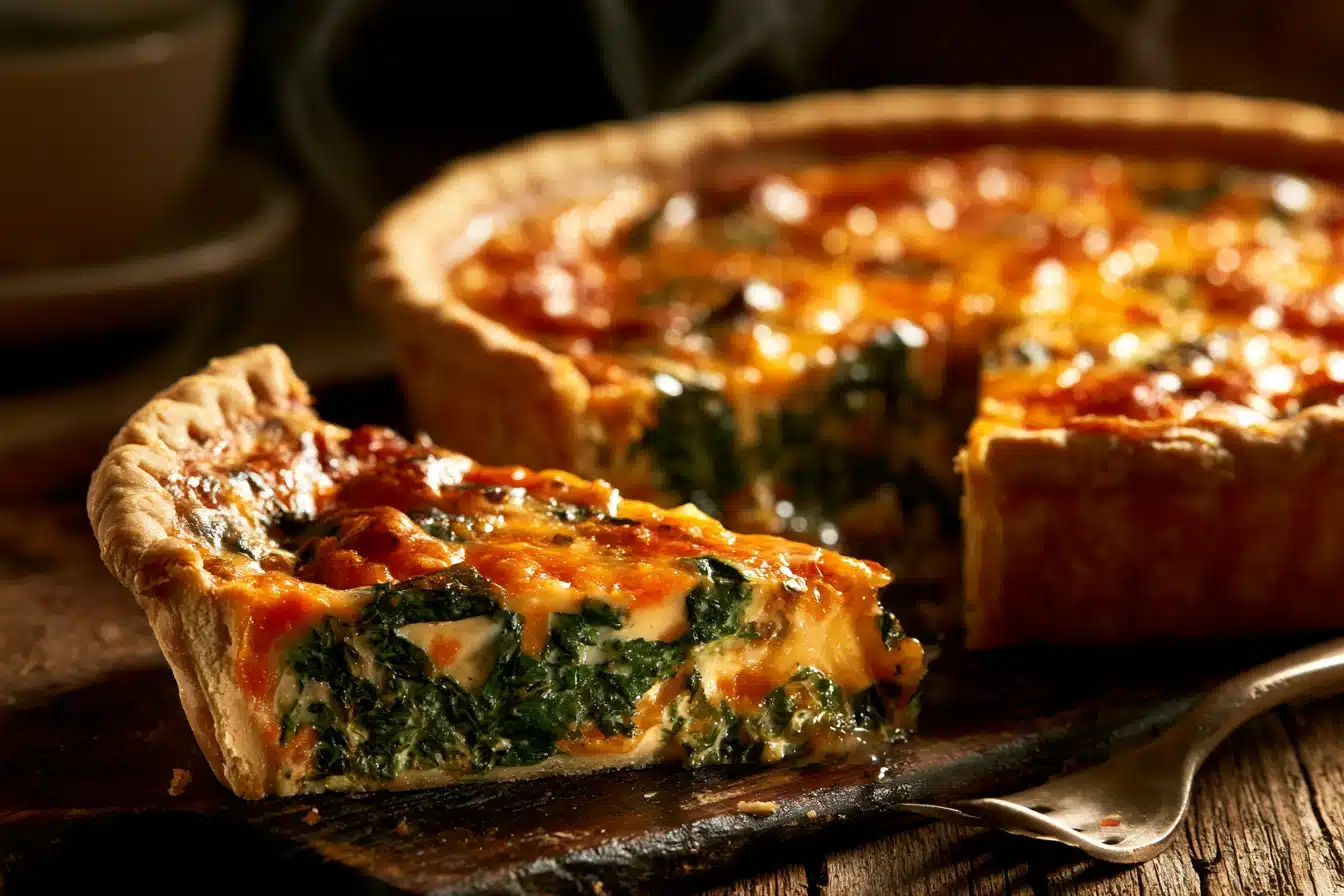 Easy Quiche Recipe with Spinach 2 Easy Quiche Recipe with Spinach
