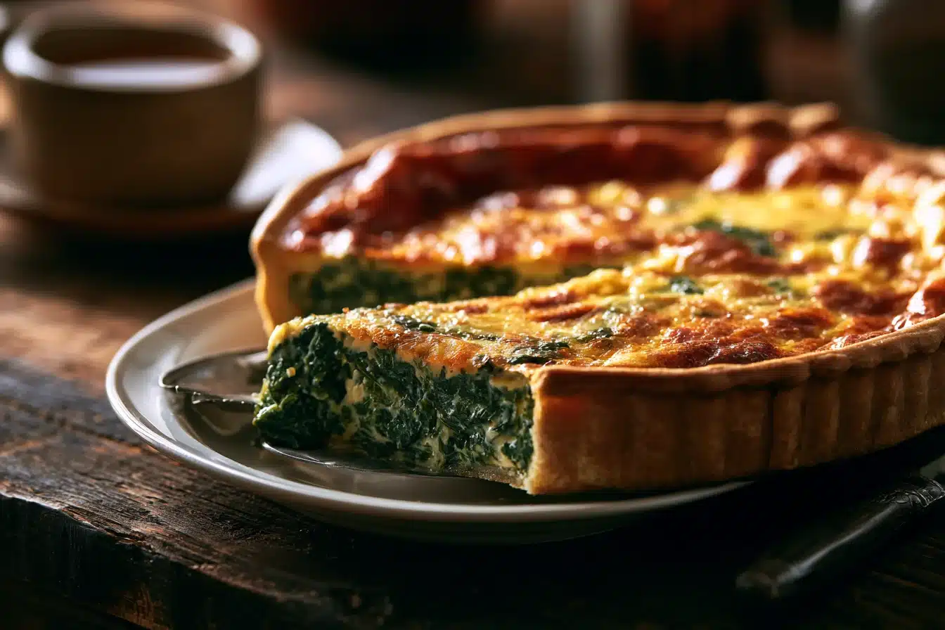 Easy Quiche Recipe with Spinach 3 Easy Quiche Recipe with Spinach
